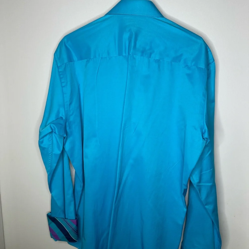 RGB Black Label Men’s XL Blue Dress Shirt (cotton/microfiber) NWt - Picture 5 of 7